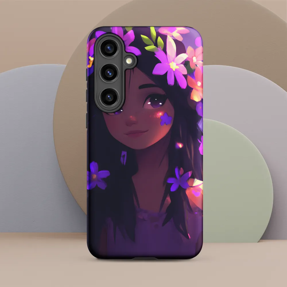 Crown of Purple Blossoms