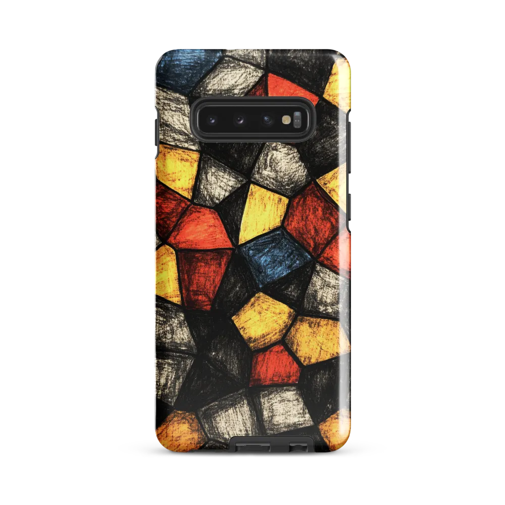 Interwoven Geometry | Phone Case |  S10 Plus | Tough Case | Glossy