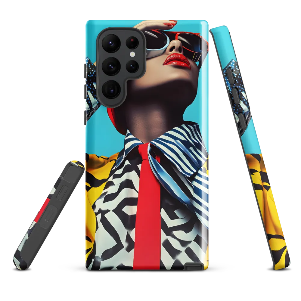 Chic Confidence in Bold Patterns