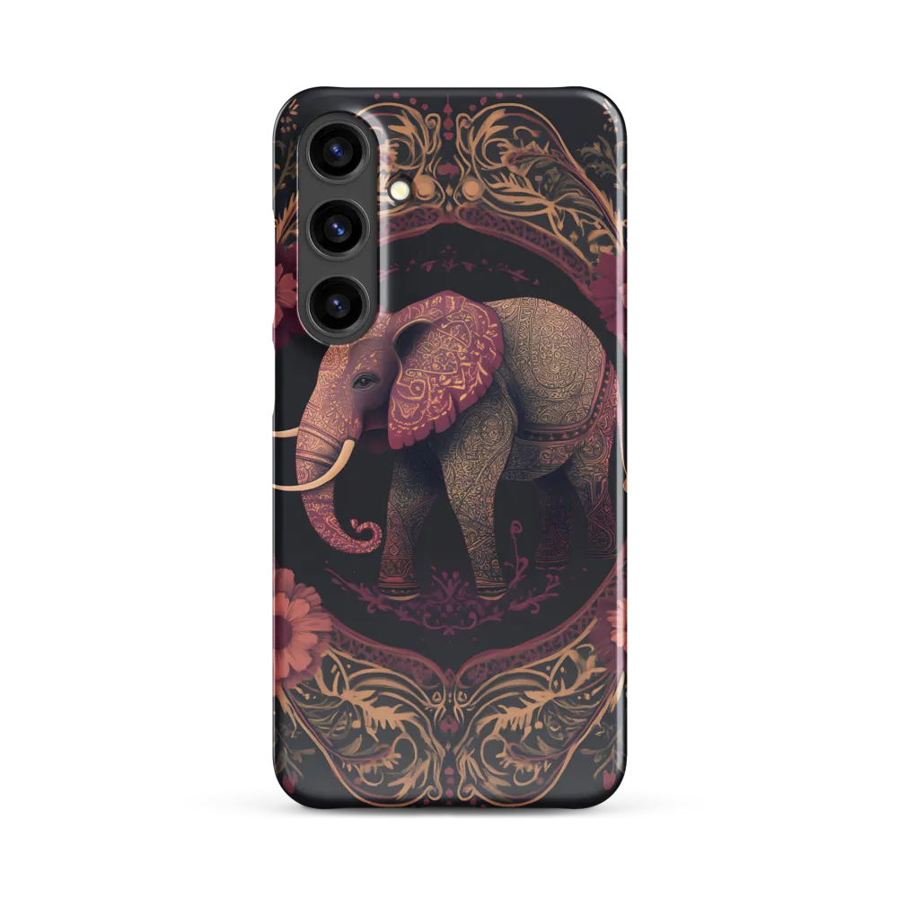 Regal Reverie: The Ornate Elephant | Phone Case |  S24 Plus | Snap Case | Glossy