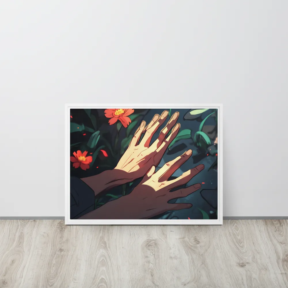 Whispers of Nature | Canvas with White Frame | 18″×24″