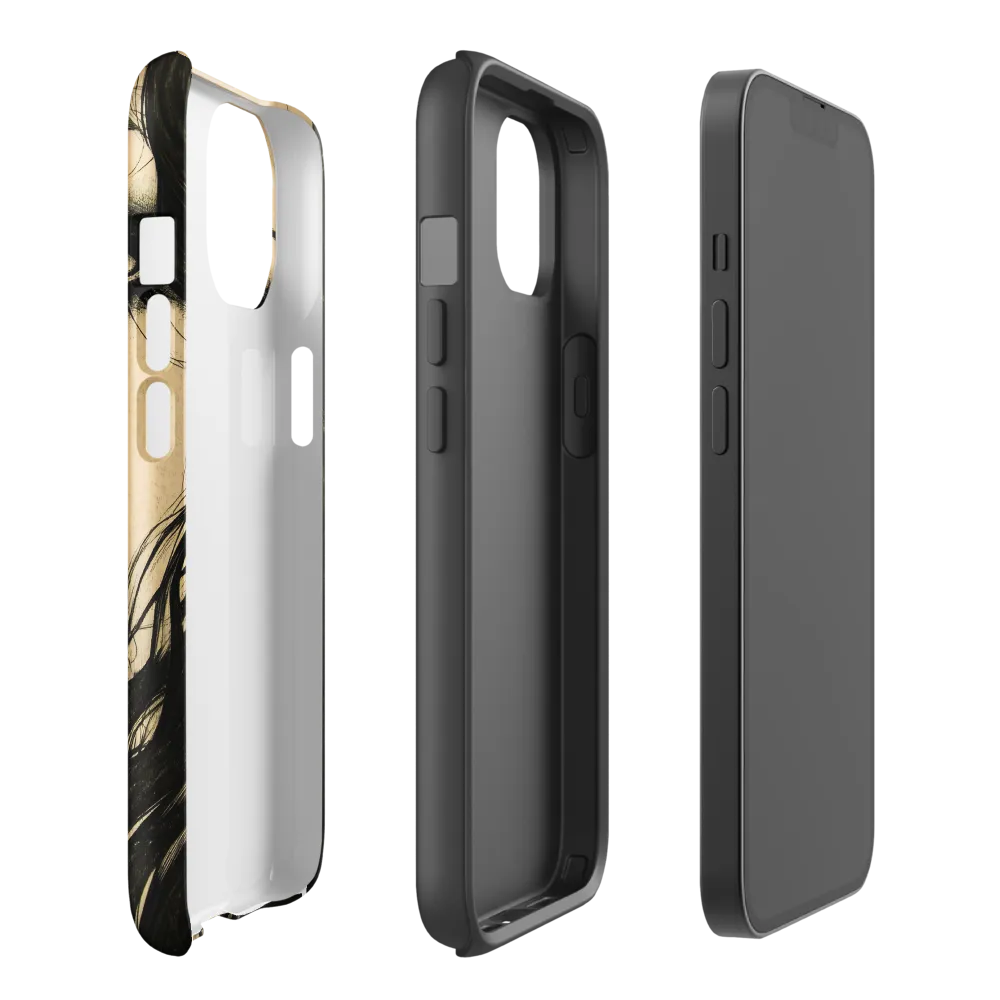 Enigmatic Gaze | Phone Case |  14 | Tough Case | Glossy