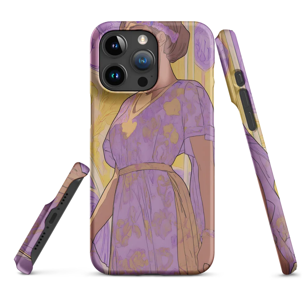 Elegance in Floral Harmony | Phone Case |  15 Pro Max | Snap Case | Matte