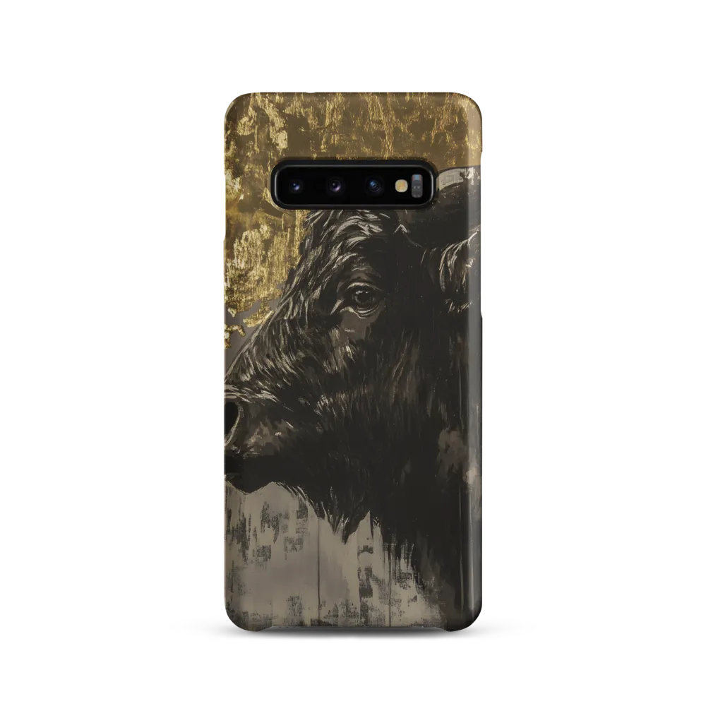 Majestic Bull Against the Golden Horizon