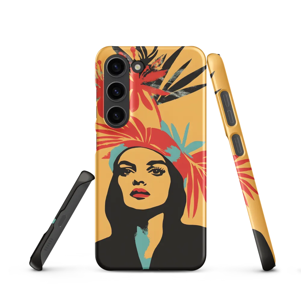 Tropical Elegance | Phone Case |  S23 | Snap Case | Matte