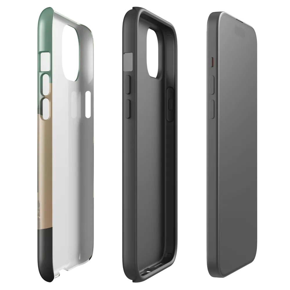 Urban Nostalgia: A Retro Cityscape | Phone Case |  15 Plus | Tough Case | Glossy