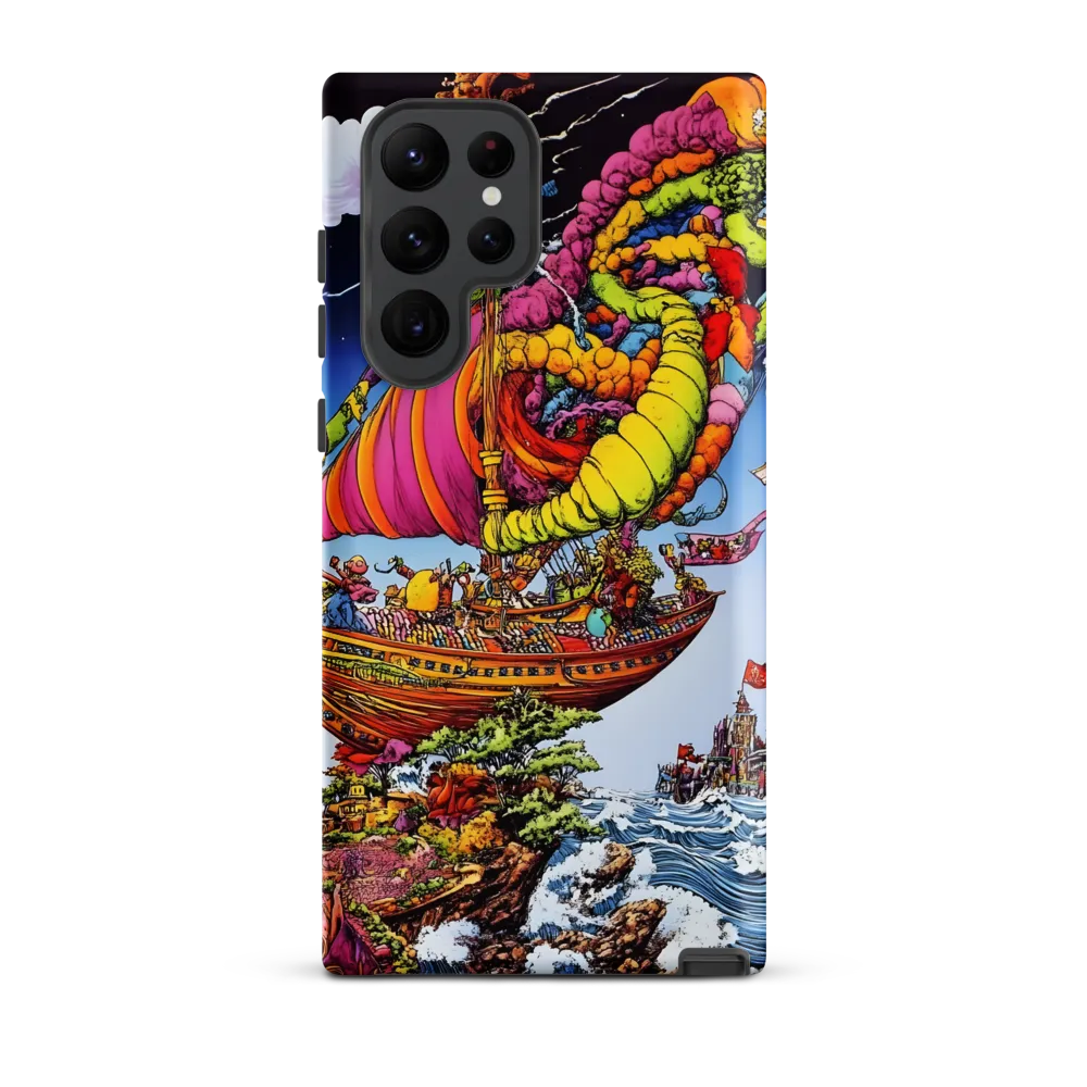 Voyage of Whimsy: A Surreal Sailor's Dream | Phone Case |  S22 Ultra | Tough Case | Matte