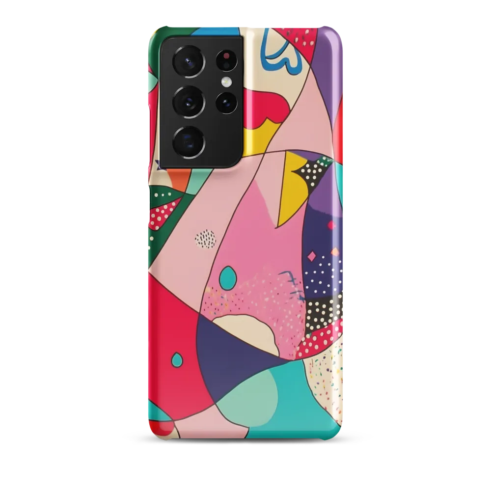 Playful Geometry in Color | Phone Case |  S21 Ultra | Snap Case | Glossy