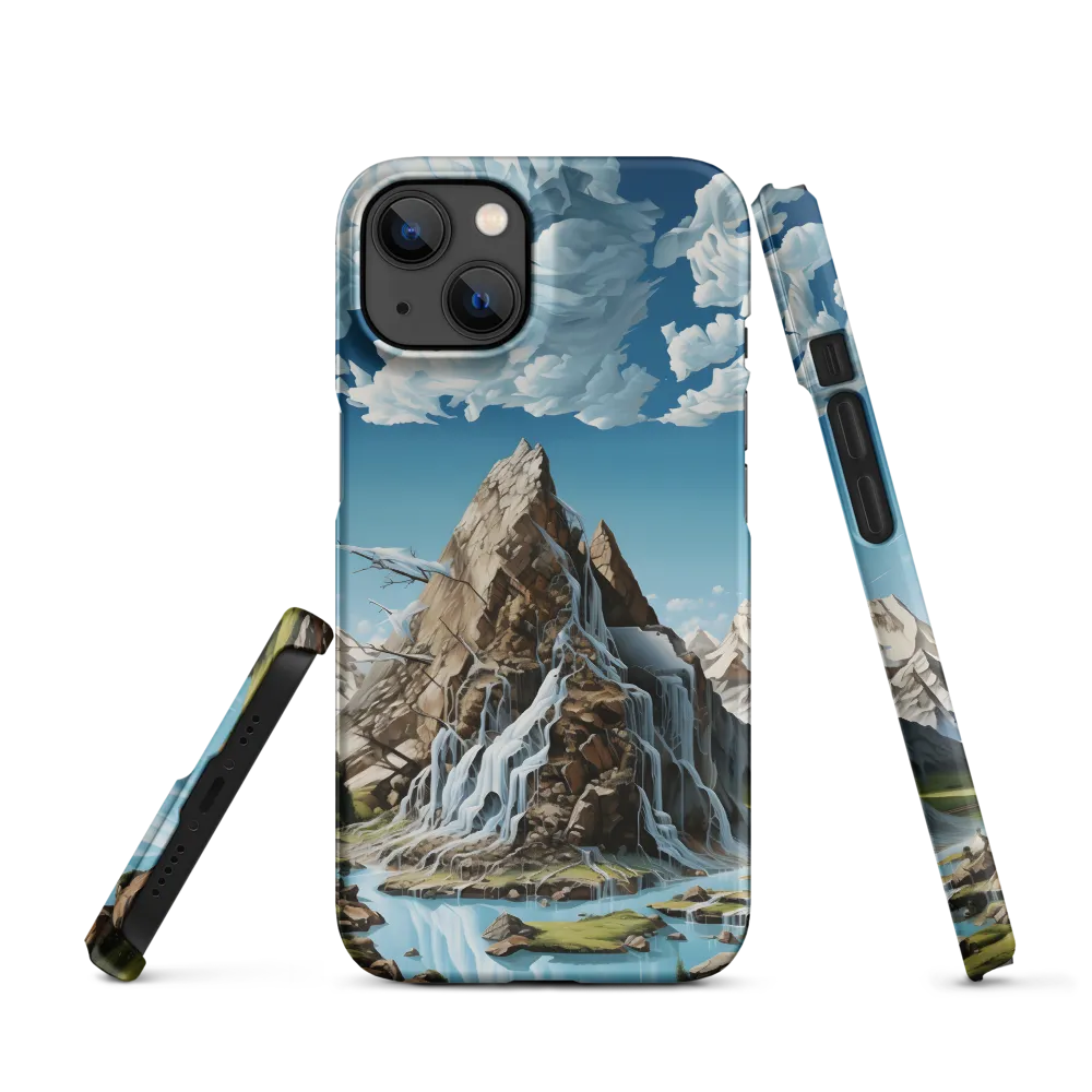 Majestic Cascade: A Mountain Masterpiece