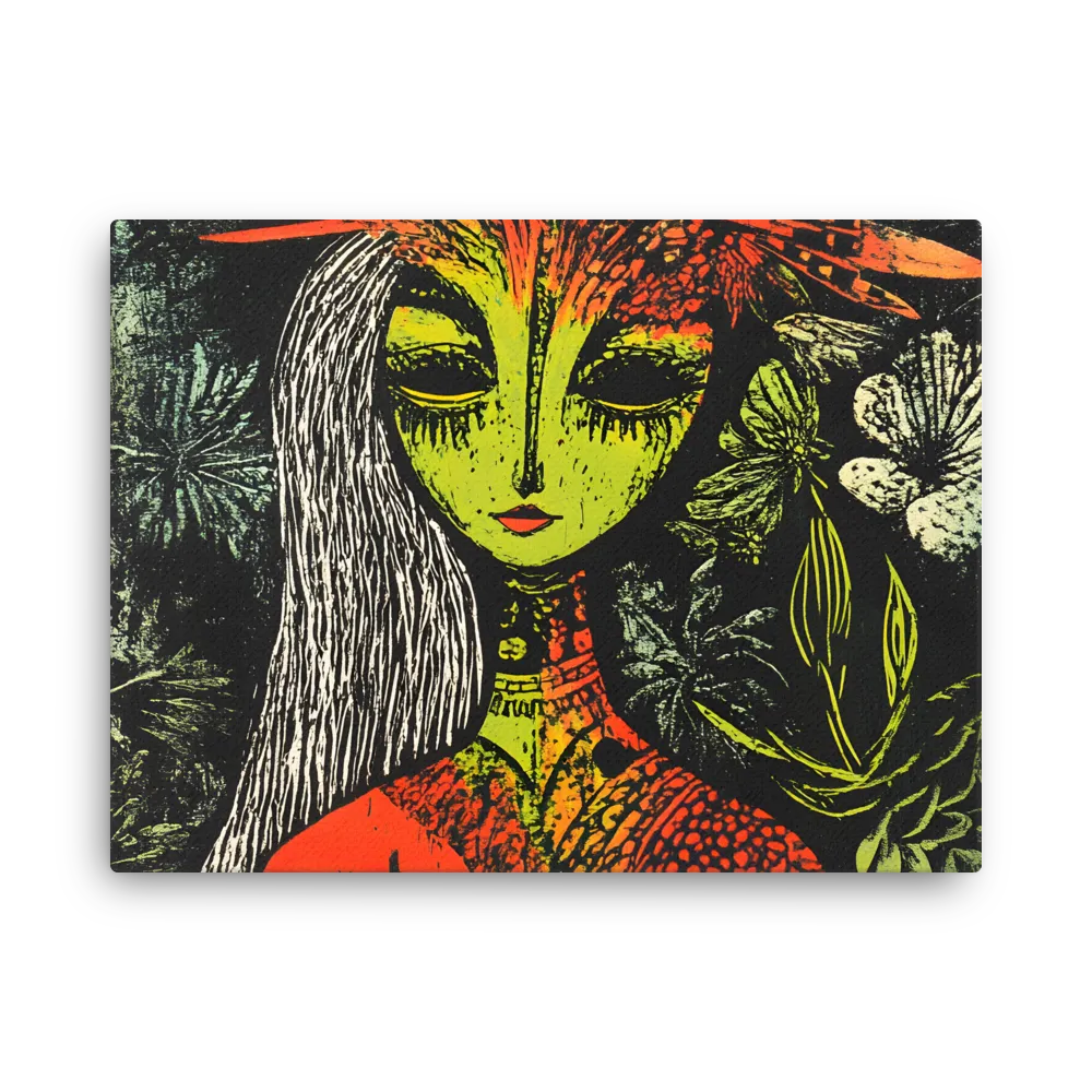 Mystical Flora: A Surreal Portrait