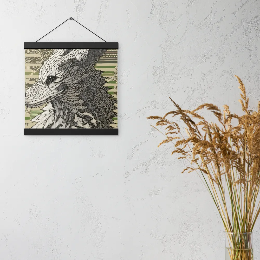 Reflections of the Forest | Poster With Black Wood Hanger | 12″×12″