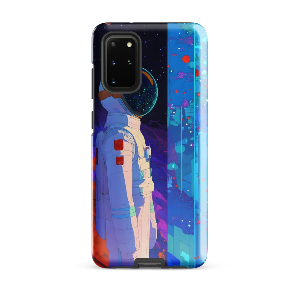 Cosmic Exploration: The Astronaut's Journey | Phone Case |  S20 Plus | Tough Case | Glossy