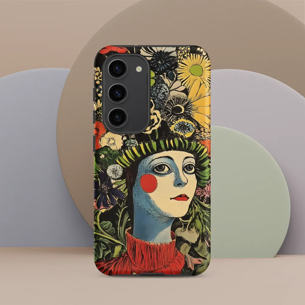 Floral Whimsy: A Portrait of Nature's Embrace