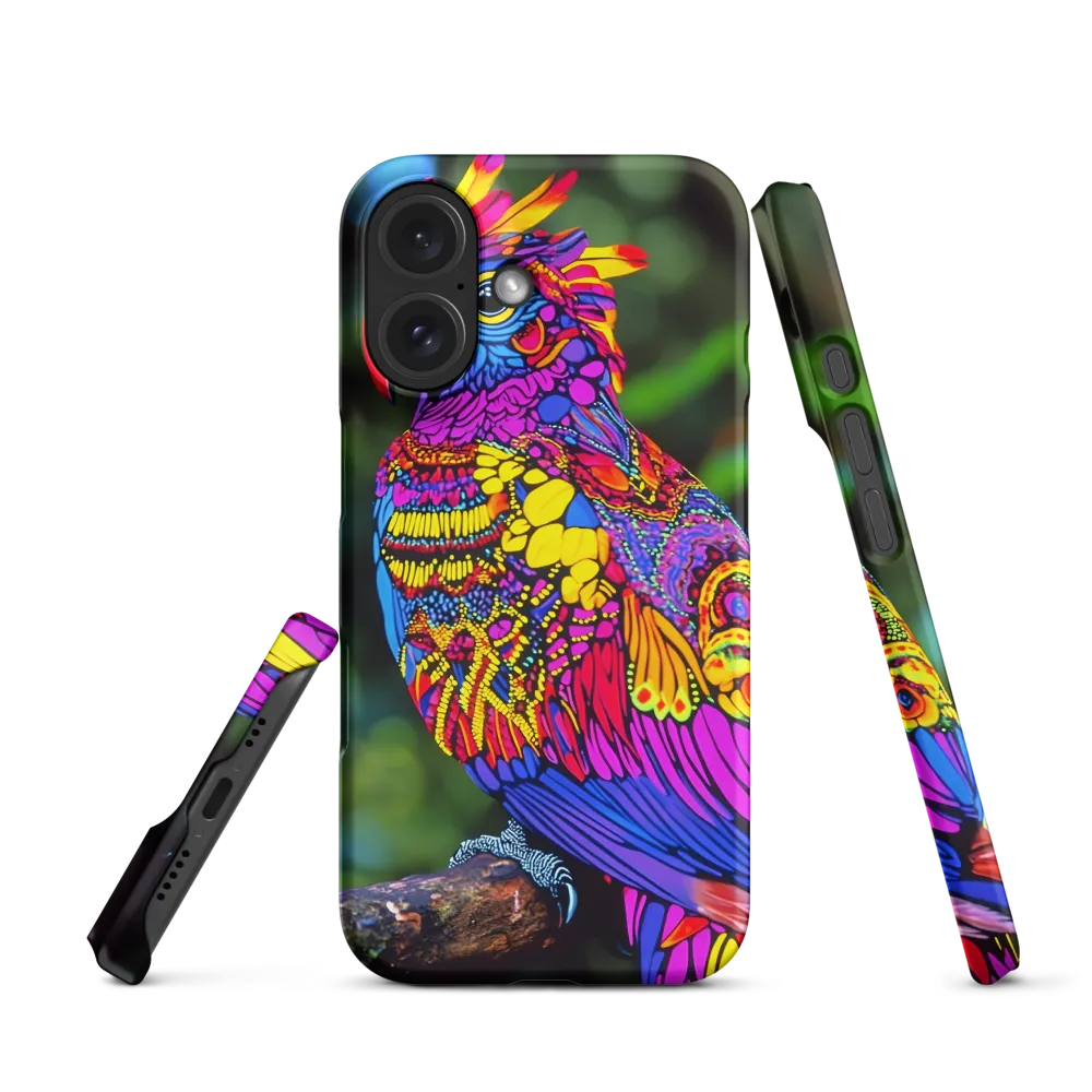 Vibrant Psychedelic Parrot