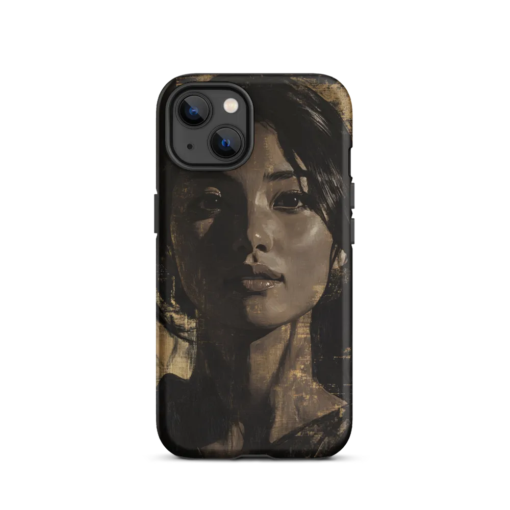 Golden Gaze: A Contemporary Portrait