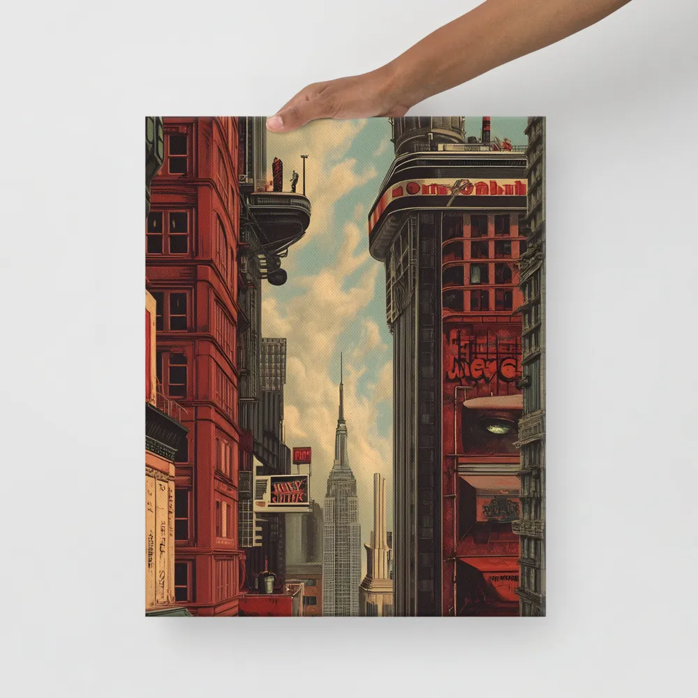A Glimpse of Tomorrow: Urban Ambition | Canvas | 16″×20″