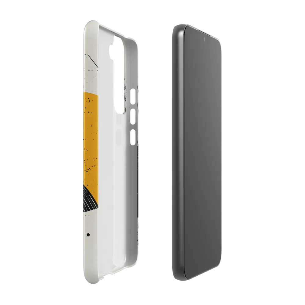 Dynamic Harmony in Black and Yellow