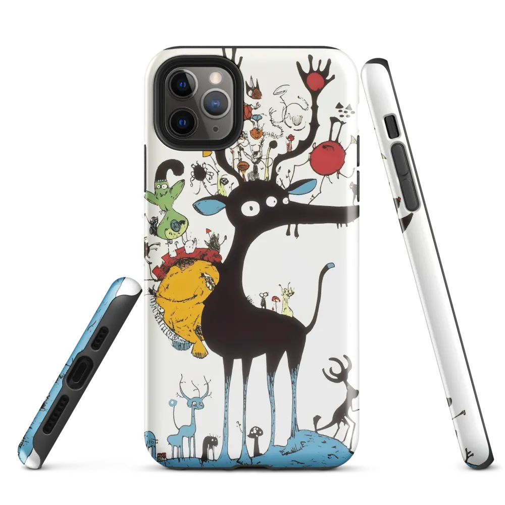 The Whimsical Menagerie | Phone Case |  11 Pro Max | Tough Case | Glossy