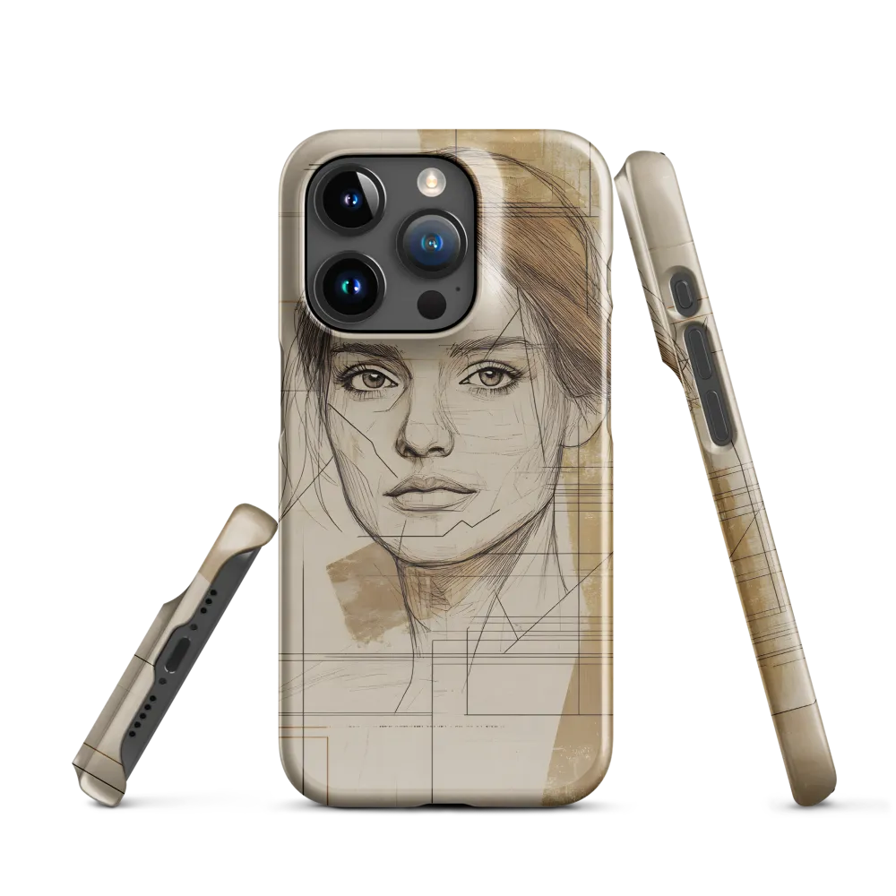 Geometric Elegance: A Modern Portrait