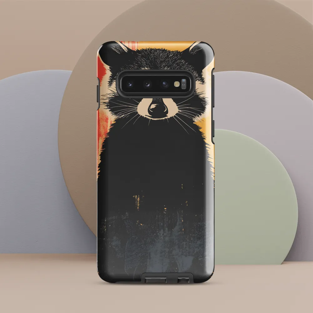 Whimsical Raccoon Portrait