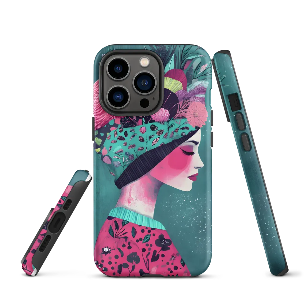 Whimsical Floral Portrait