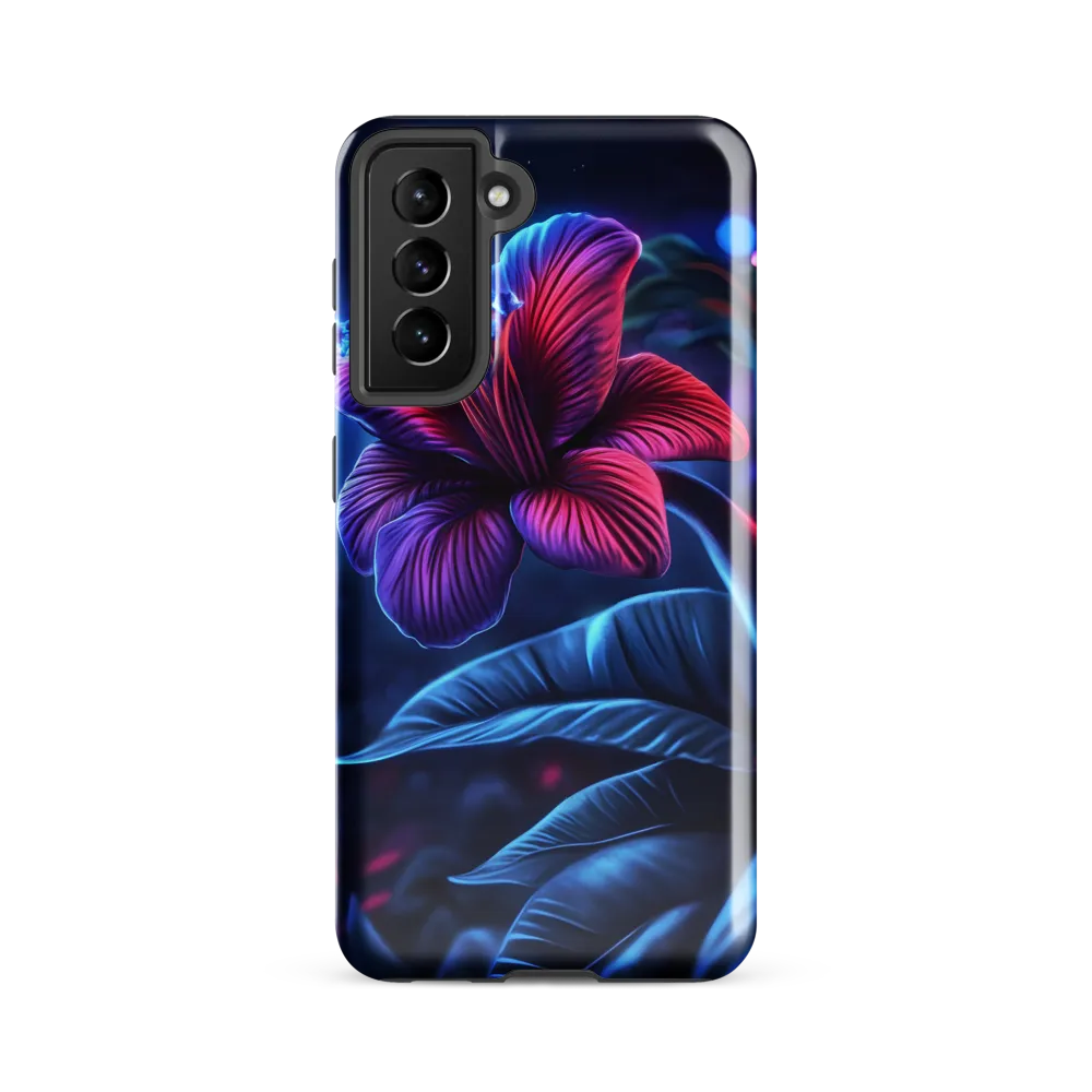Illuminated Serenity: The Surreal Blossom