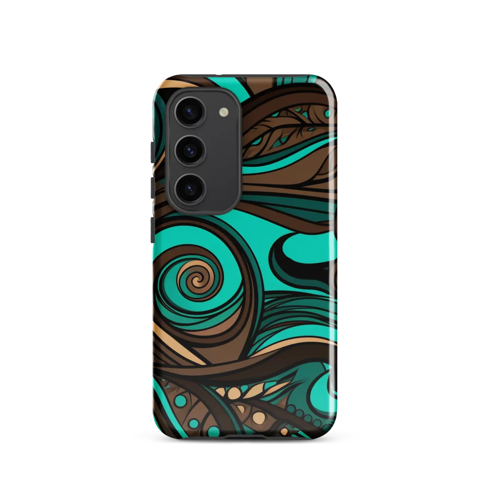 Fluctuating Currents | Phone Case |  S23 | Tough Case | Glossy