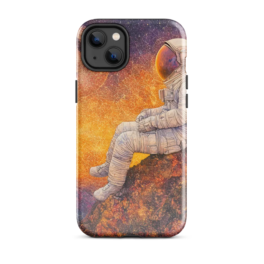 Cosmic Contemplation | Phone Case |  14 Plus | Tough Case | Glossy