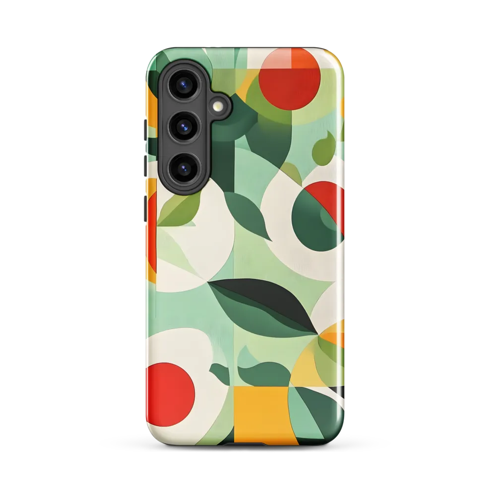Harmony in Shapes: A Playful Abstract Design | Phone Case |  S24 Plus | Tough Case | Glossy