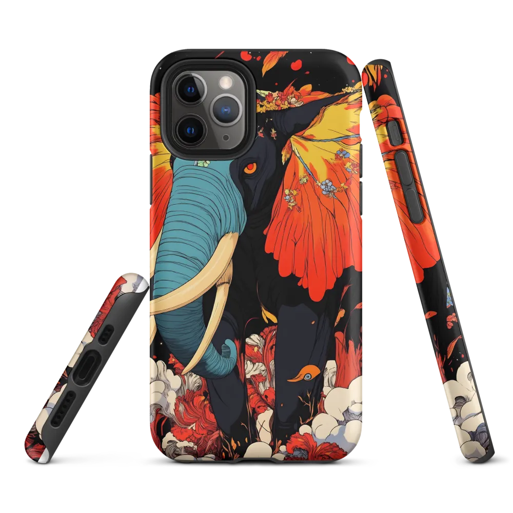 Majesty of the Floral Elephant | Phone Case |  11 Pro | Tough Case | Matte