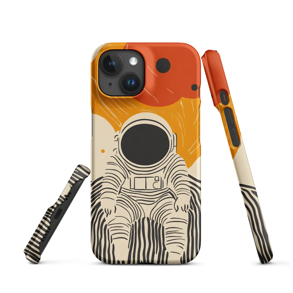 Astronaut in Cosmic Thoughts | Phone Case |  15 | Snap Case | Matte