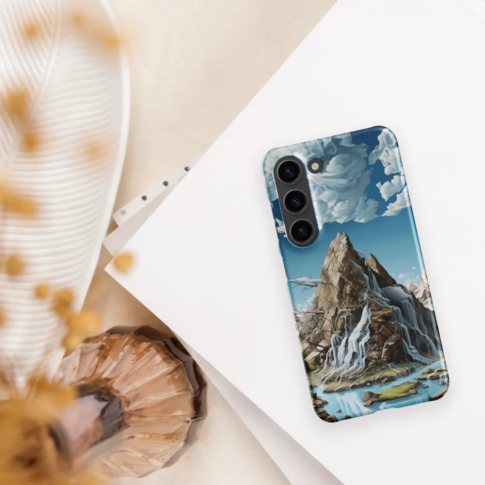 Majestic Cascade: A Mountain Masterpiece