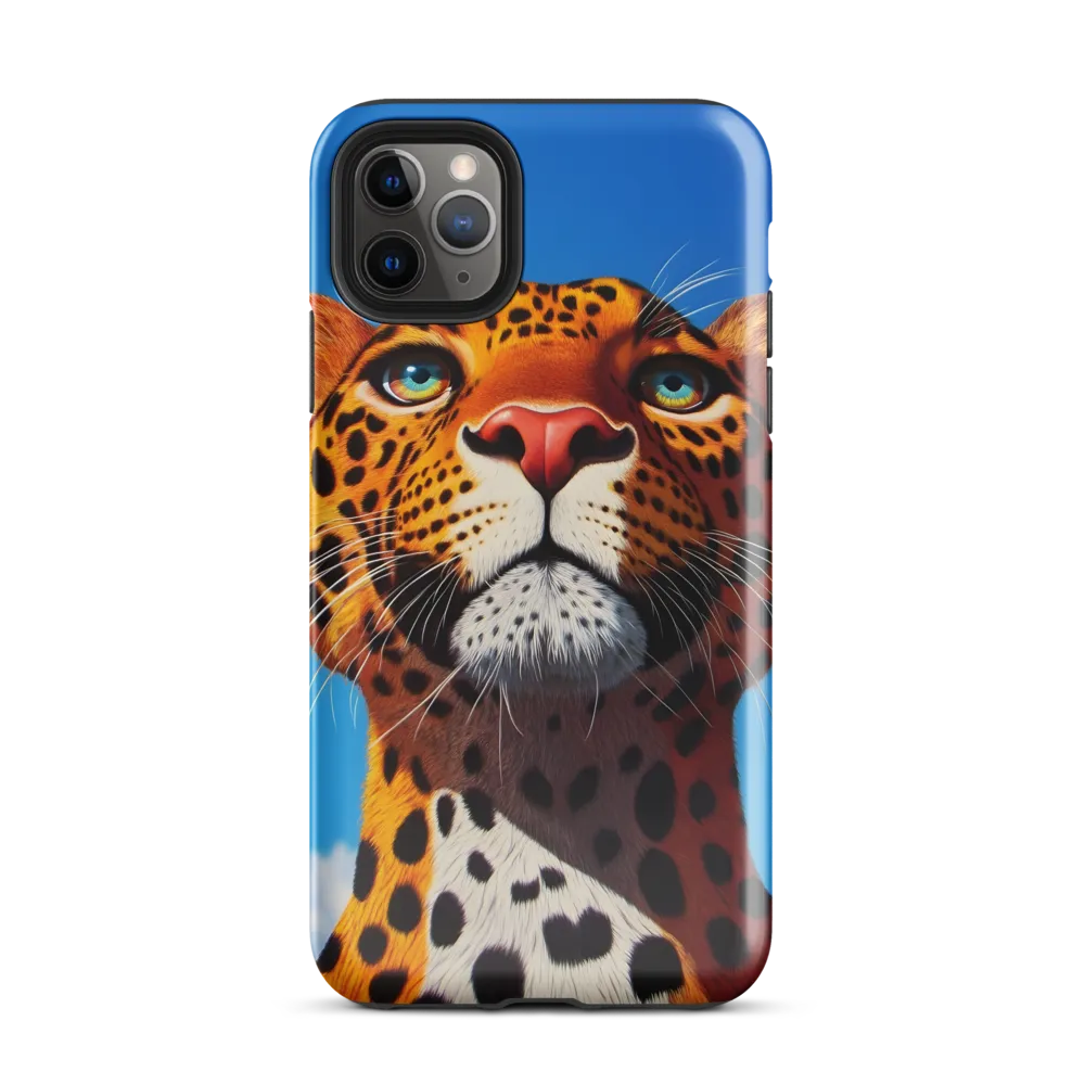 Regal Gaze: The Leopard's Majesty | Phone Case |  11 Pro Max | Tough Case | Glossy