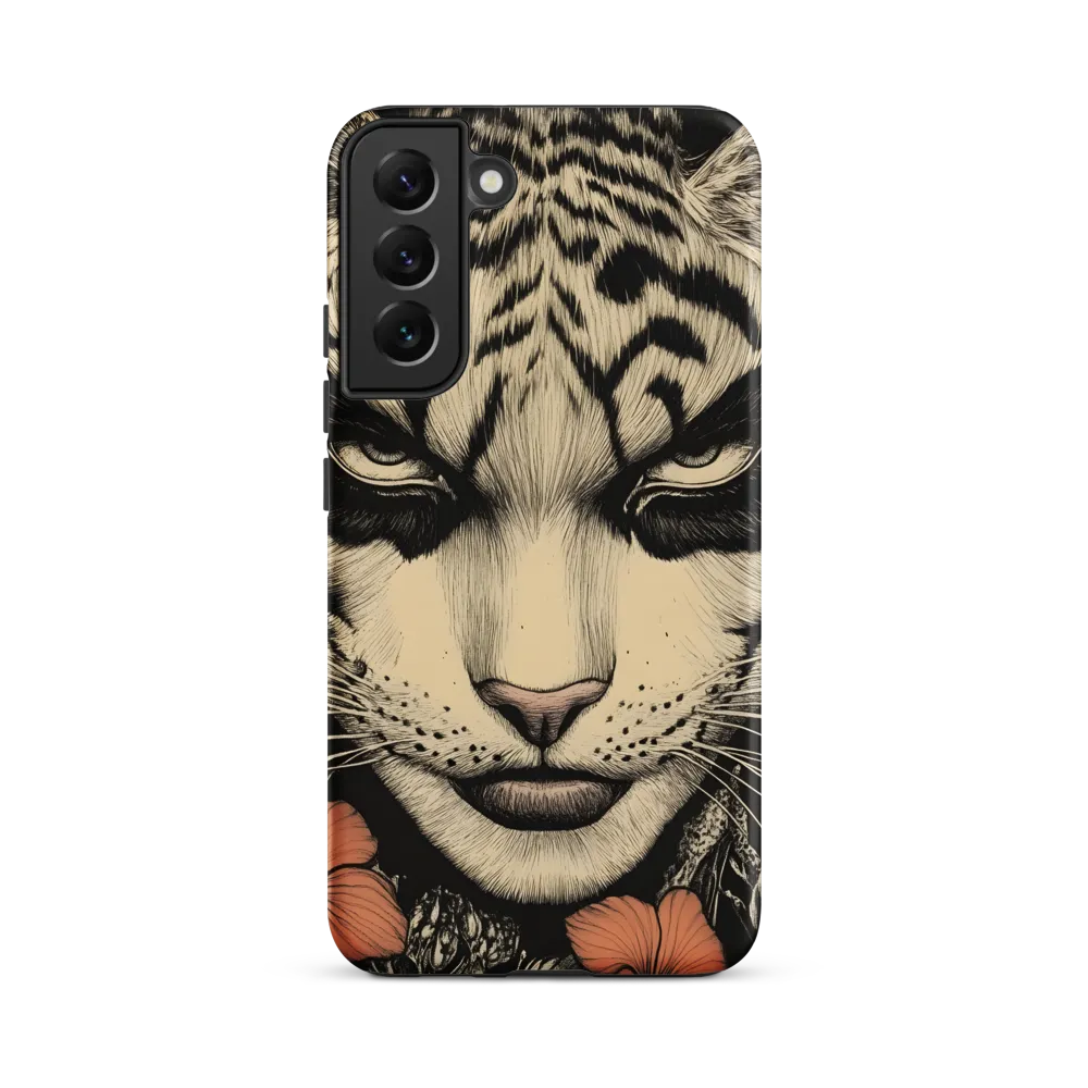 Feline Majesty: The Human-Leopard Connection | Phone Case |  S22 Plus | Tough Case | Matte
