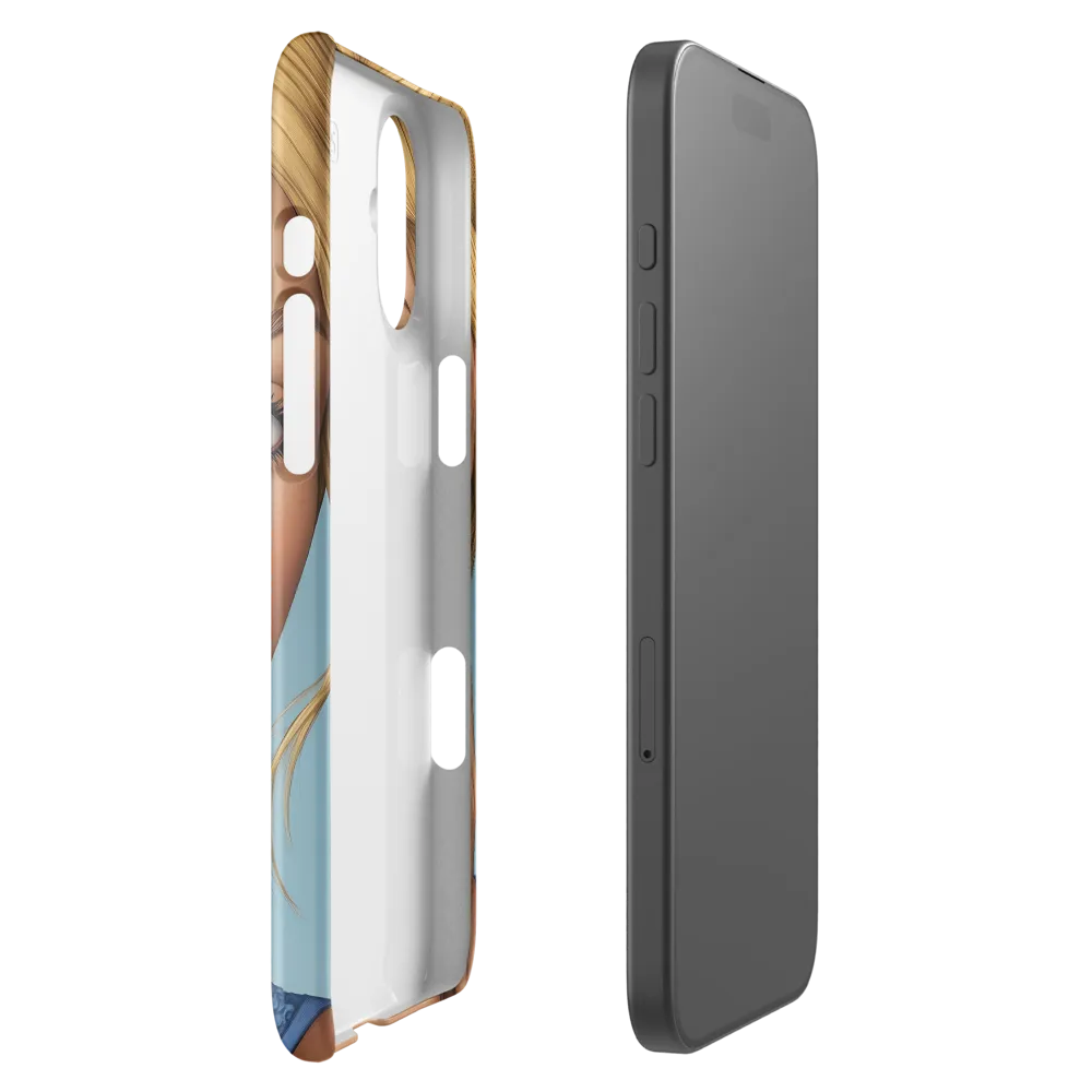 Serenity in Blue | Phone Case |  16 Plus | Snap Case | Glossy