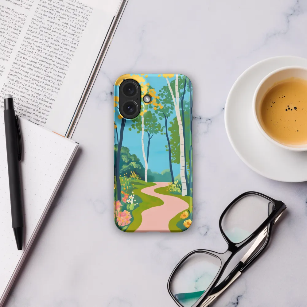 The Winding Path of Nature | Phone Case |  16 | Snap Case | Matte