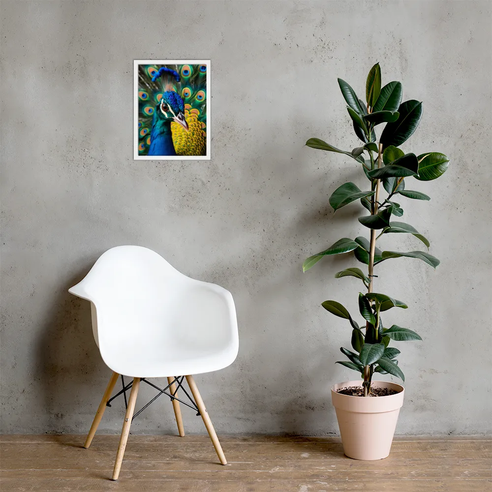 Majestic Display of Nature | Poster with White Frame | 12″×16″