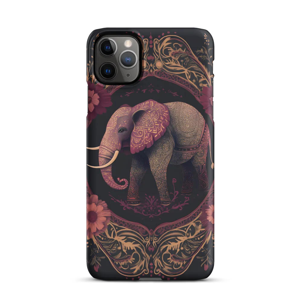 Regal Reverie: The Ornate Elephant | Phone Case |  11 Pro Max | Snap Case | Matte