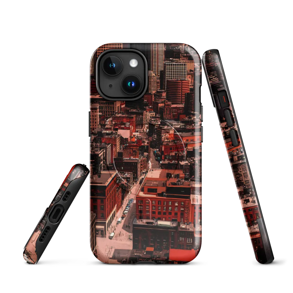 Urban Mosaic: Aerial Perspective | Phone Case |  15 | MagSafe® Tough Case | Glossy