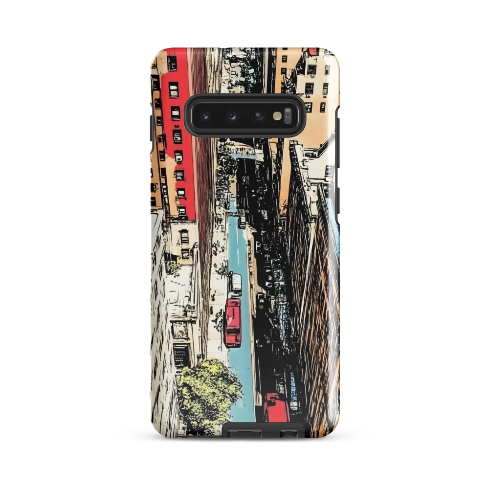 Urban Dynamics: A Bird's Eye View | Phone Case |  S10 Plus | Tough Case | Glossy