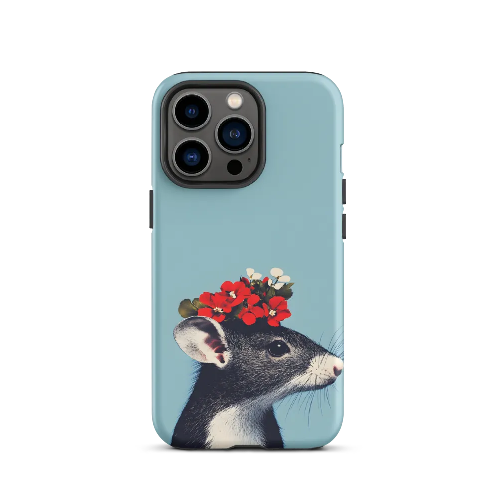 Whimsical Flora: A Mouse's Floral Crown