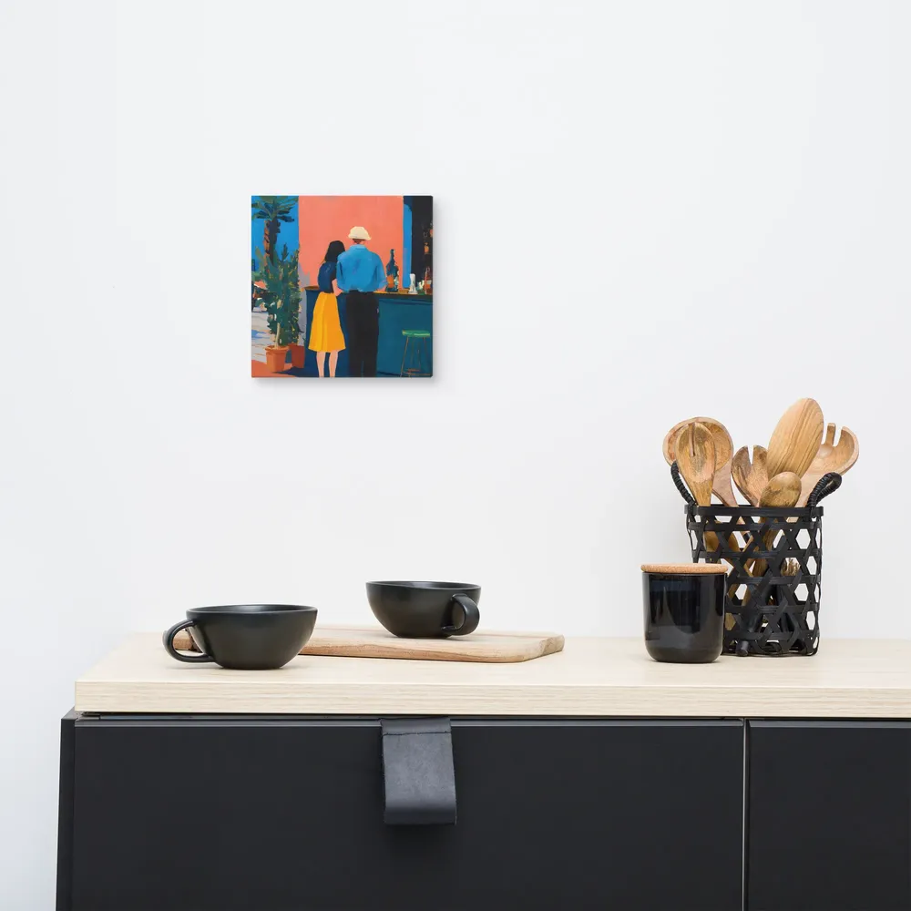 Seaside Rendezvous 
 Canvas | 8″x 8″