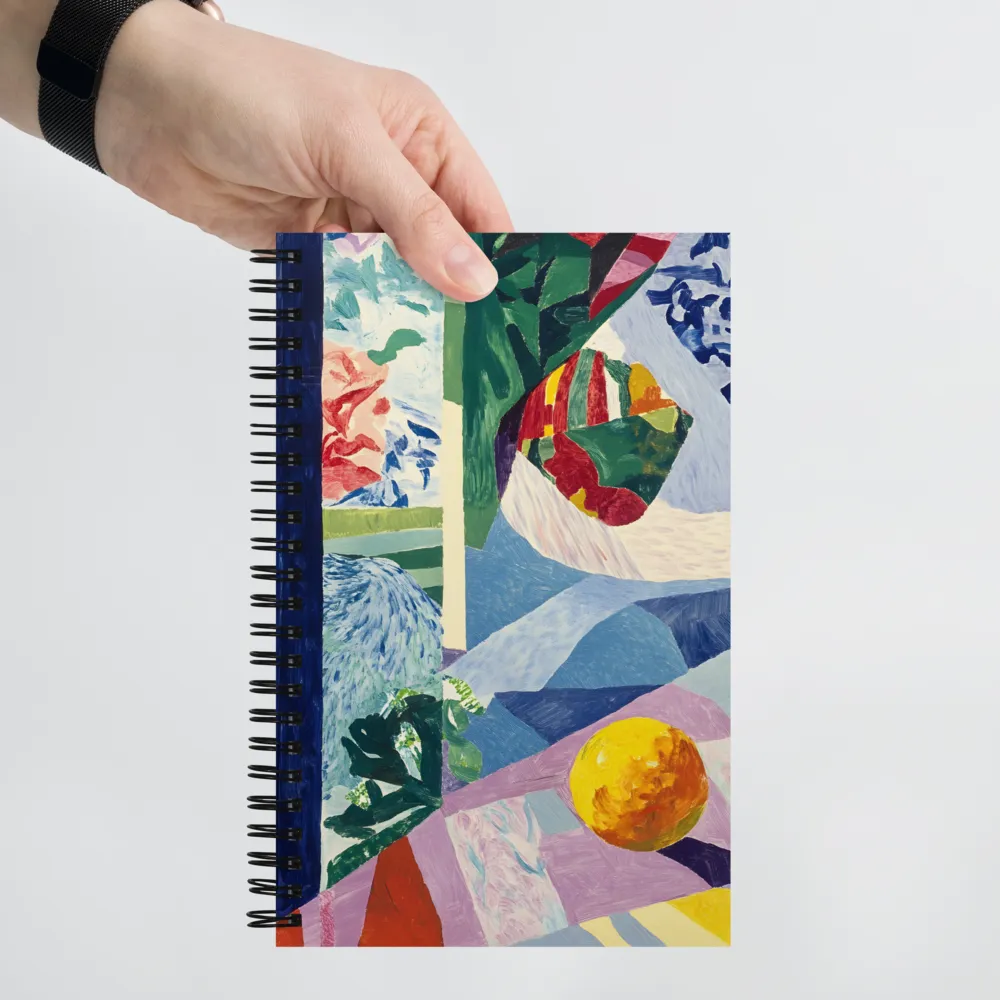 Playful Harmony in Color and Form | Spiral Notebook