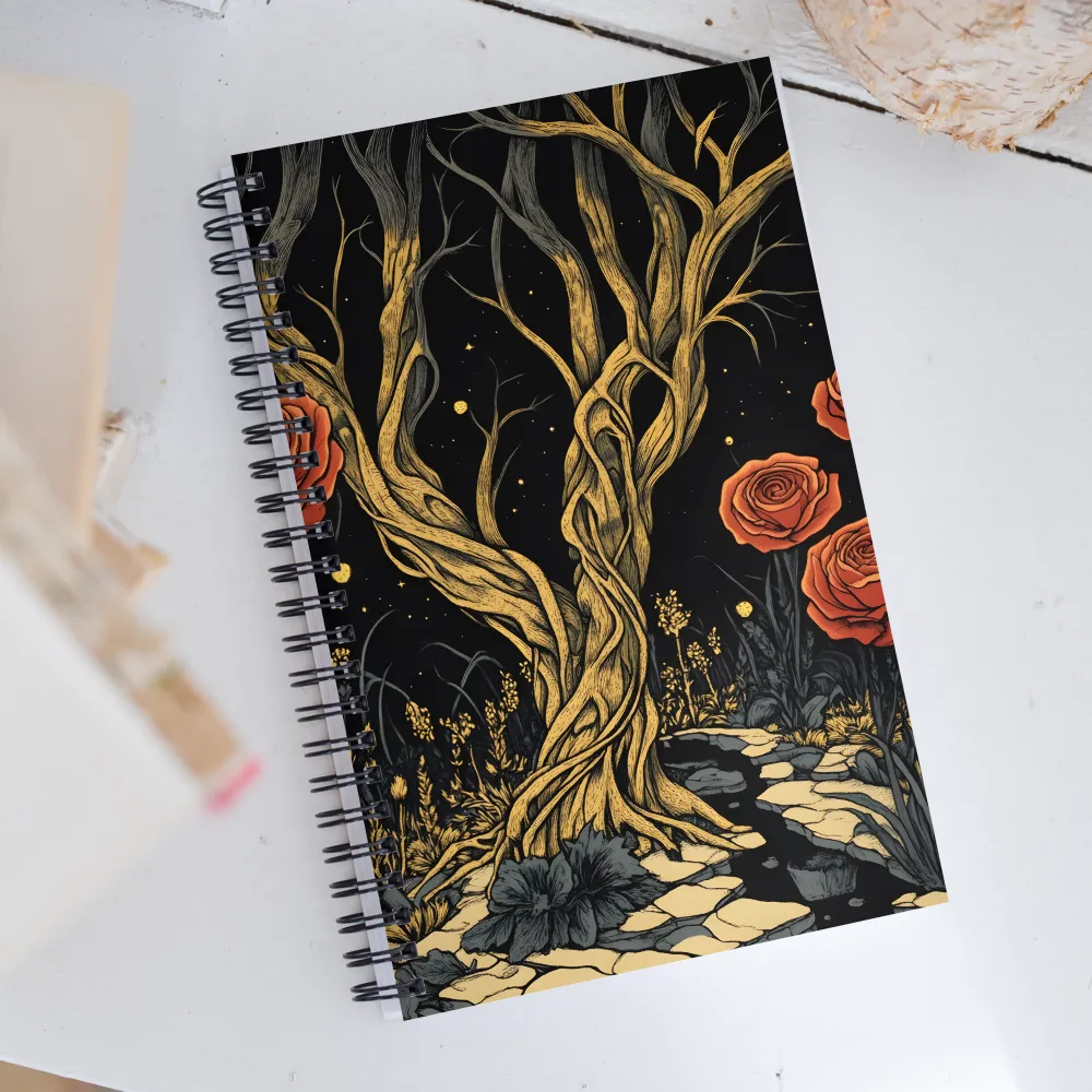 Whispers of the Enchanted Garden | Spiral Notebook