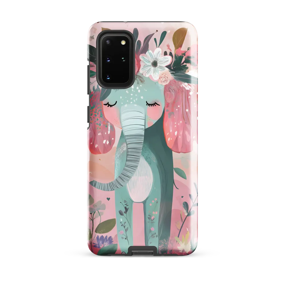 Whimsical Elephant in Bloom