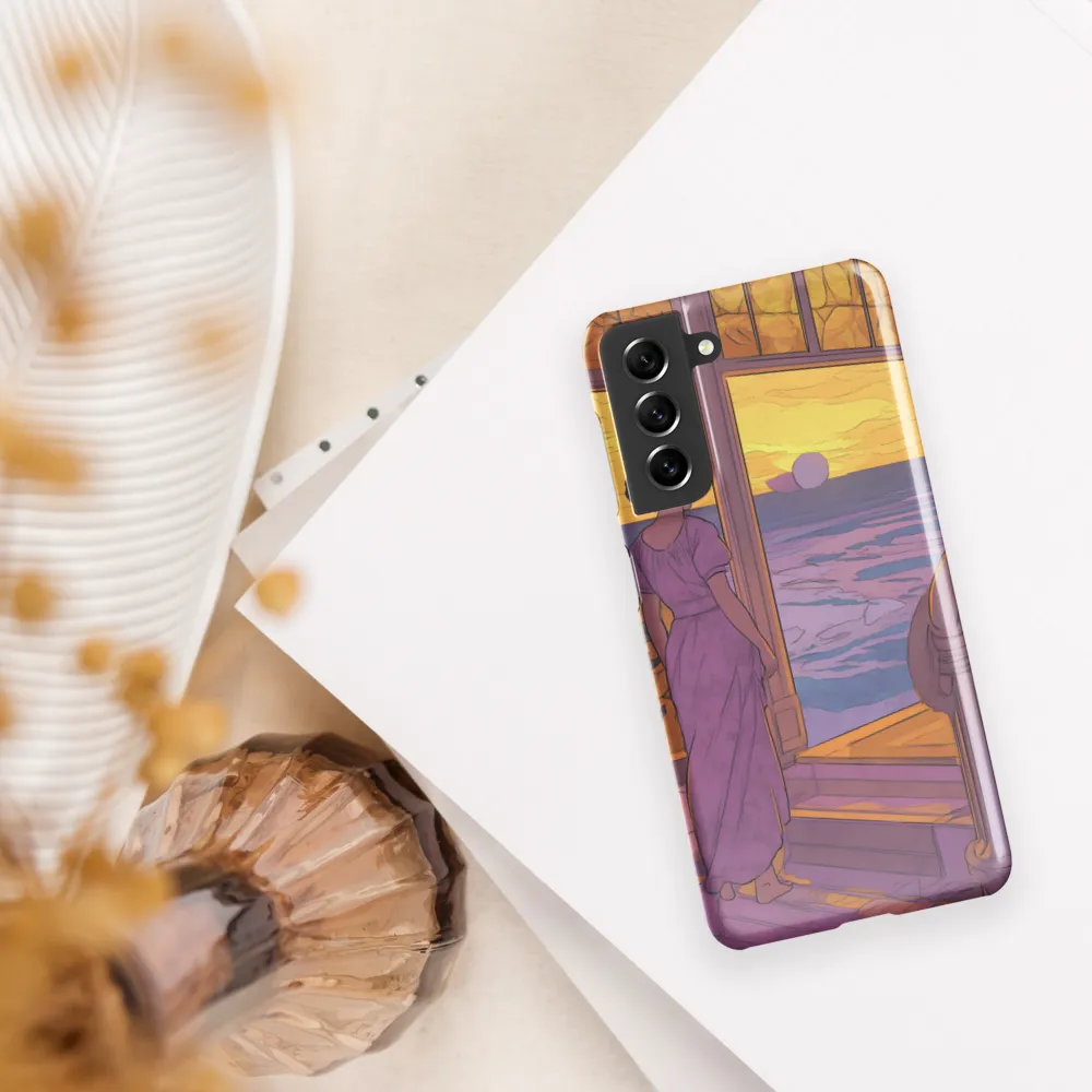 Whispers of the Sunset | Phone Case |  S21 | Snap Case | Glossy