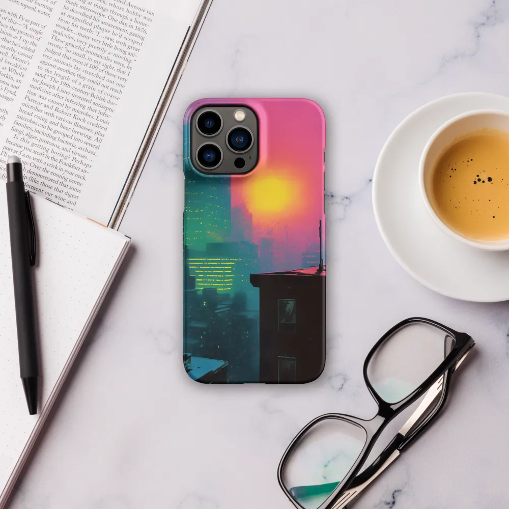 Neon Horizon | Phone Case |  13 Pro Max | Snap Case | Matte