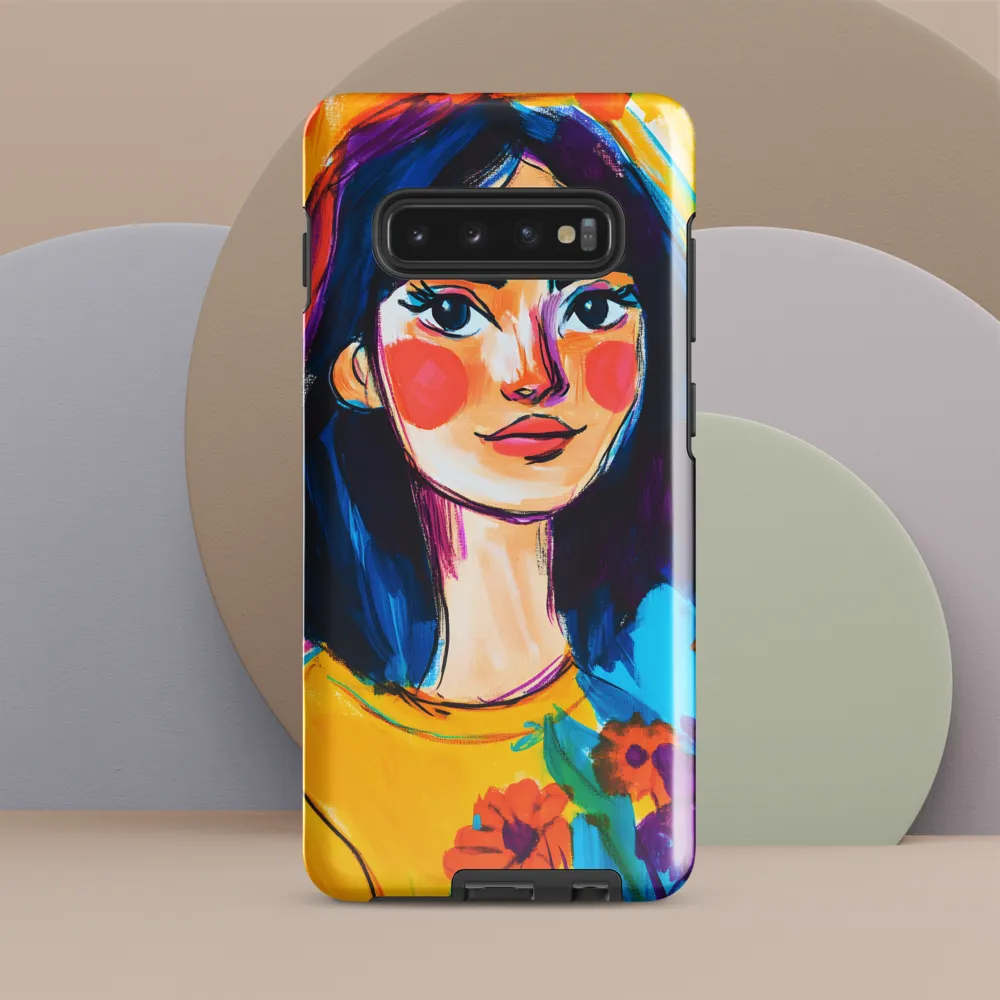 Vibrant Blossoms | Phone Case |  S10 Plus | Tough Case | Glossy