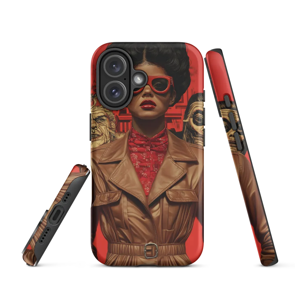 Ethereal Confidence: A Portrait of Modern Monsters | Phone Case