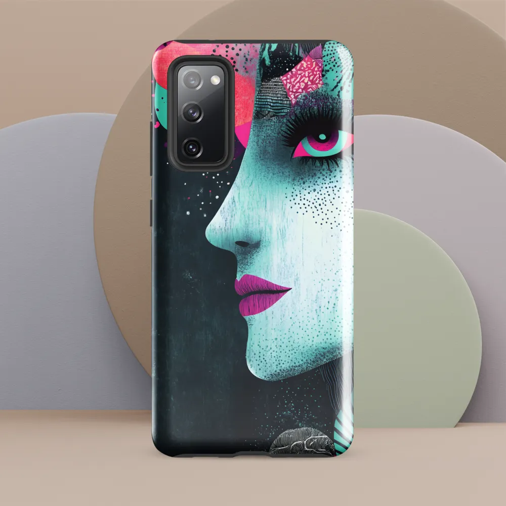 Mystical Beauty in Blue and Pink | Phone Case |  S20 FE | Tough Case | Glossy